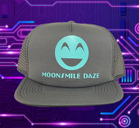 MoonSmile Daze Logo Trucker Hat [Flat Bill]