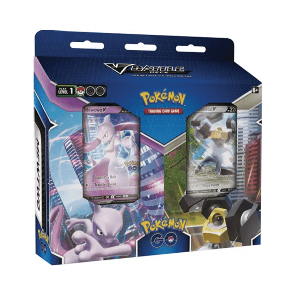 Pokémon TCG Pokémon GO Mewtwo V & Melmetal V Battle Deck 2x Bundle - US